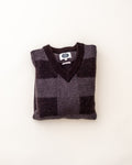 PLAID VNECK