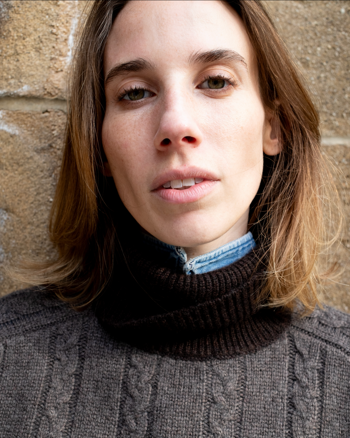 CABLE TURTLENECK