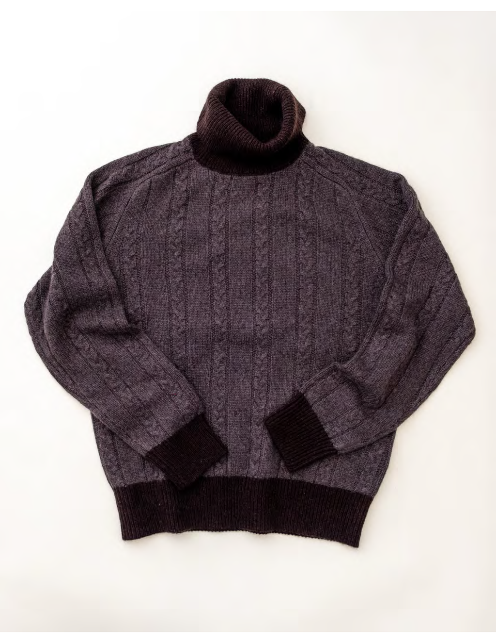 CABLE TURTLENECK